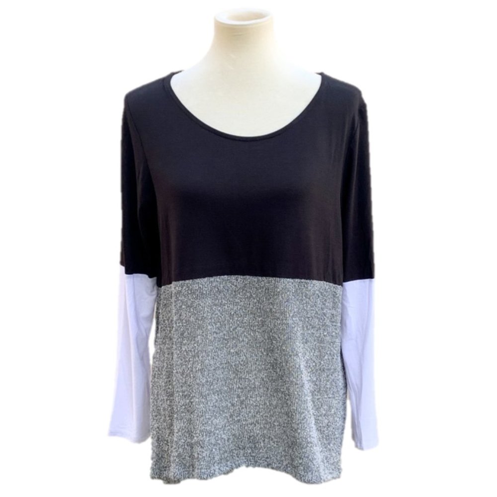 I.N.C. International Concepts Color Block Top